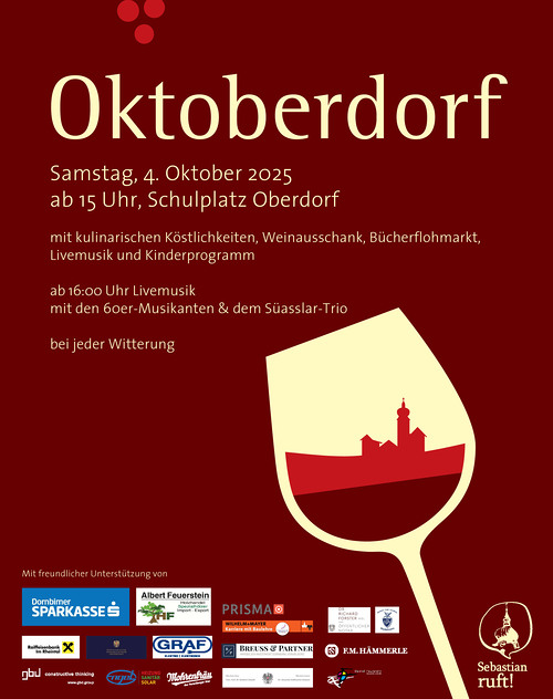 Oktoberdorf_Plakat_Sponsoren_2025_A3.indd / Wolfgang Klocker Oktoberdorf 2025